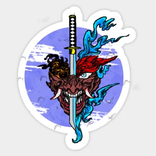 THE BURNING DEMON Sticker